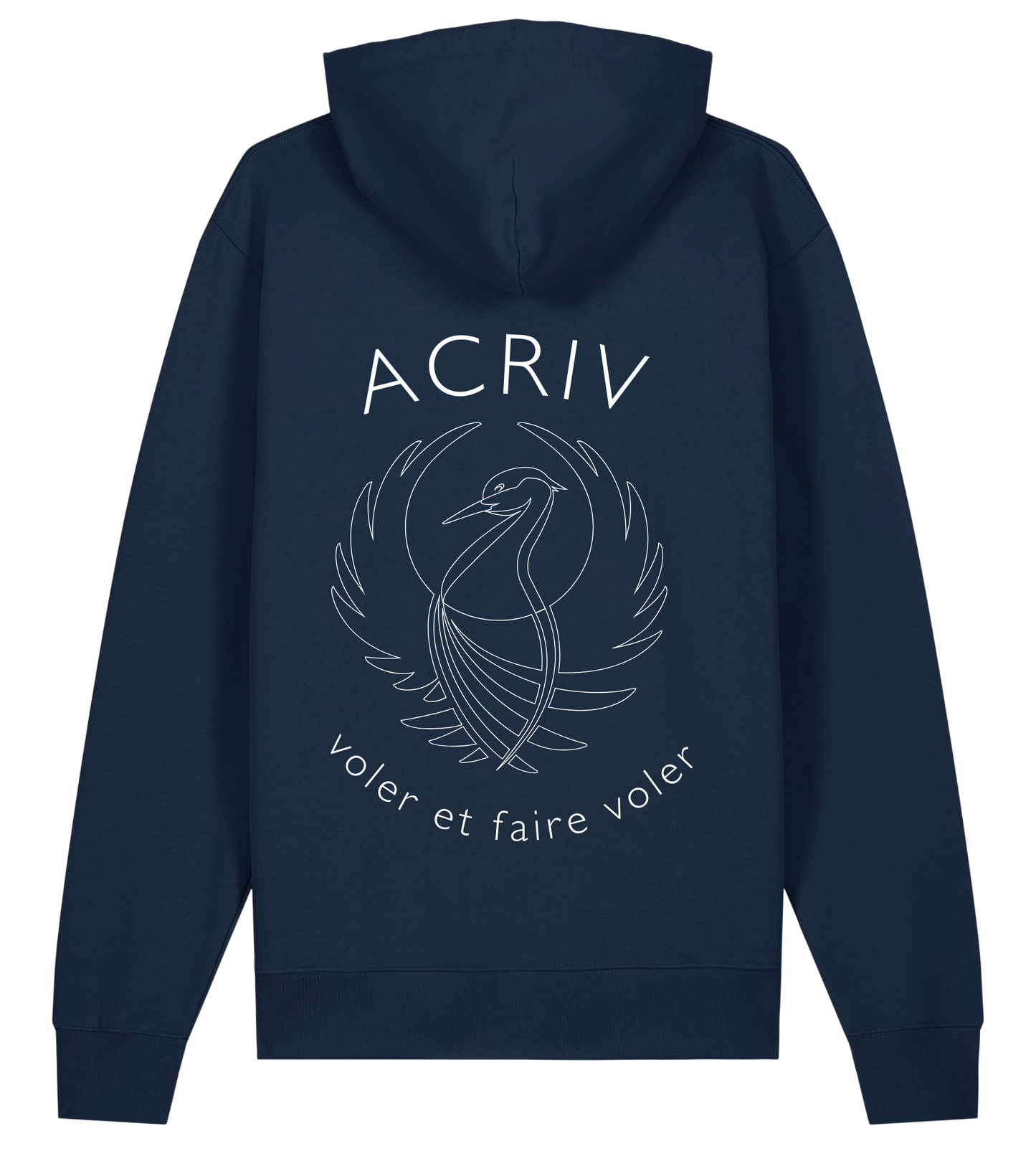 Sweat à capuche (logo devise )