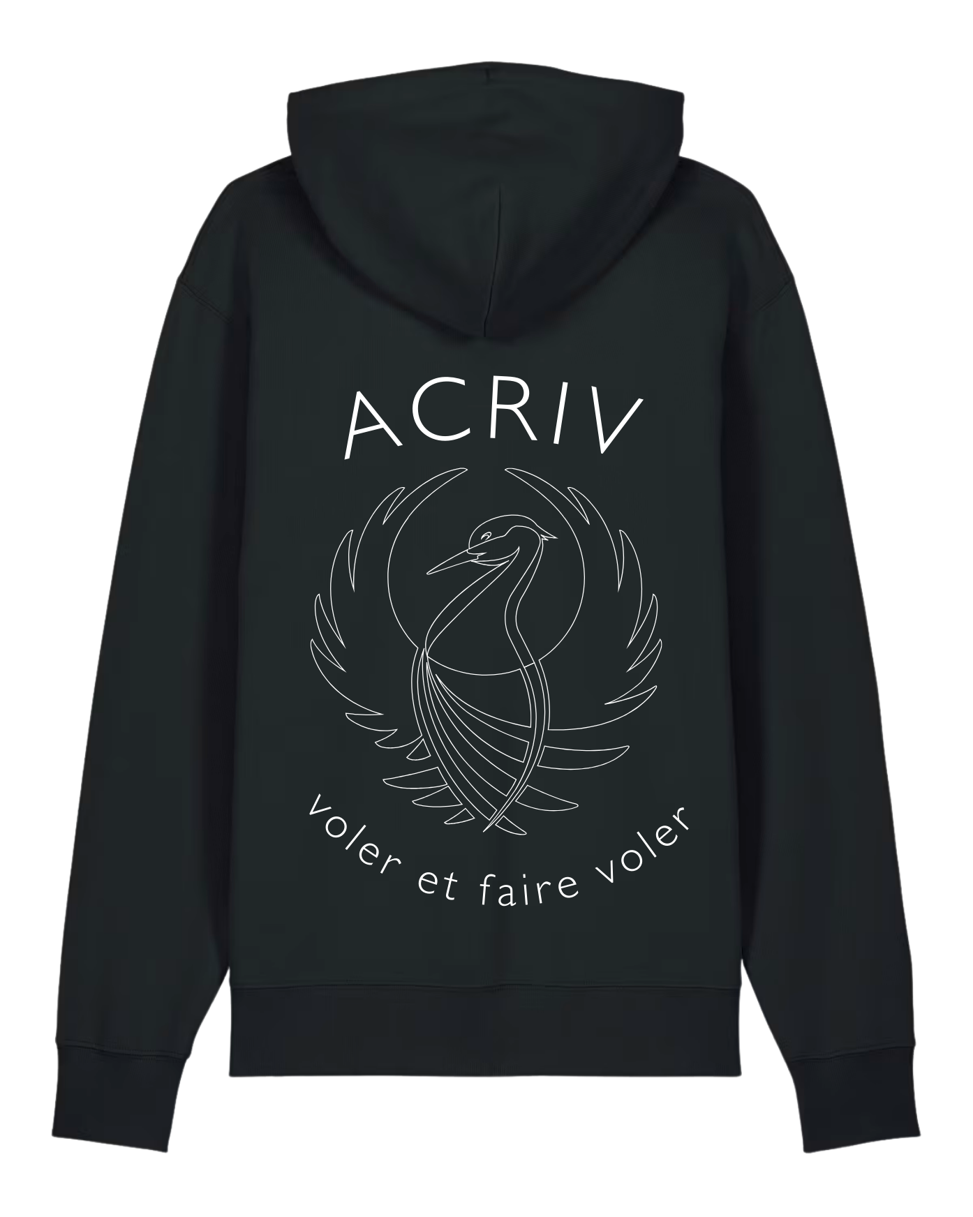 Sweat à capuche (logo devise )