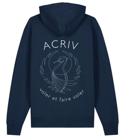 Sweat à capuche (logo devise )