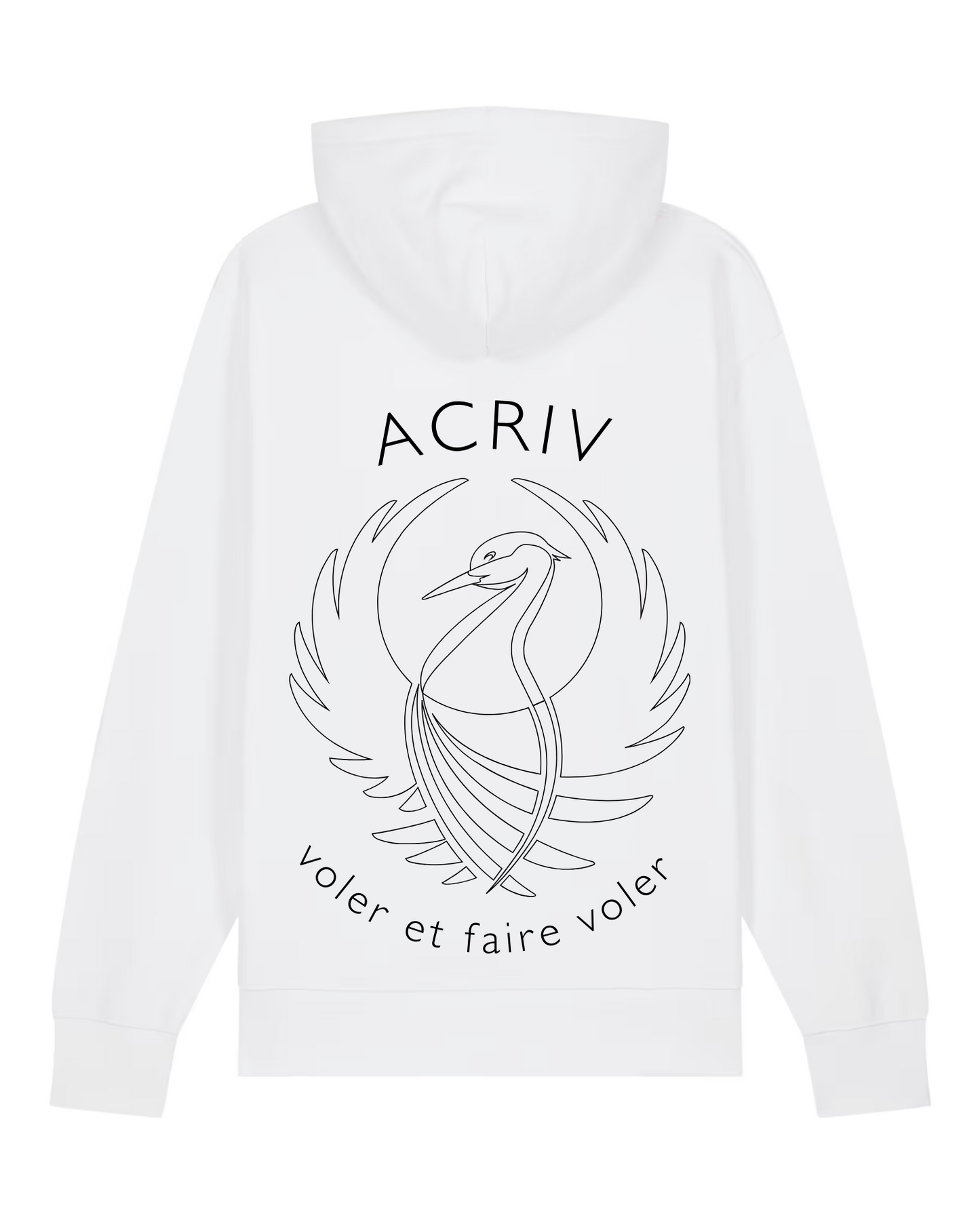 Sweat à capuche (logo devise )