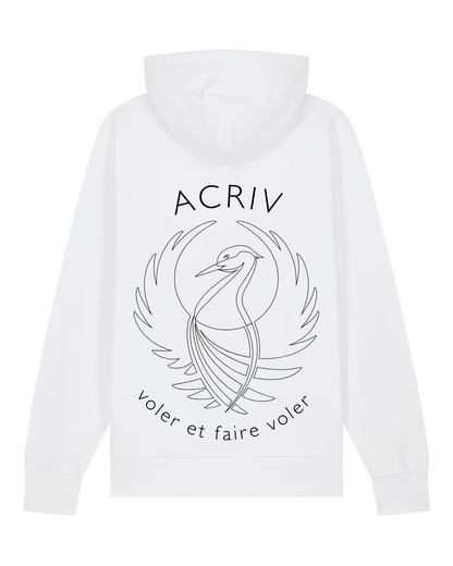 Sweat à capuche (logo devise )